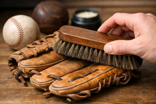 Horsehair Brush for Baseball Glove Care